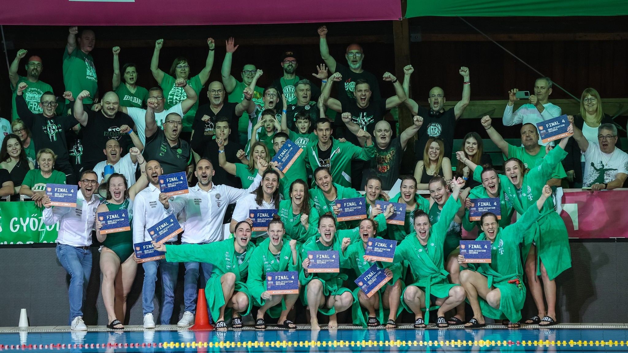 Története legnagyobb sikereként elődöntős a Ferencváros a Bajnokok Ligájában